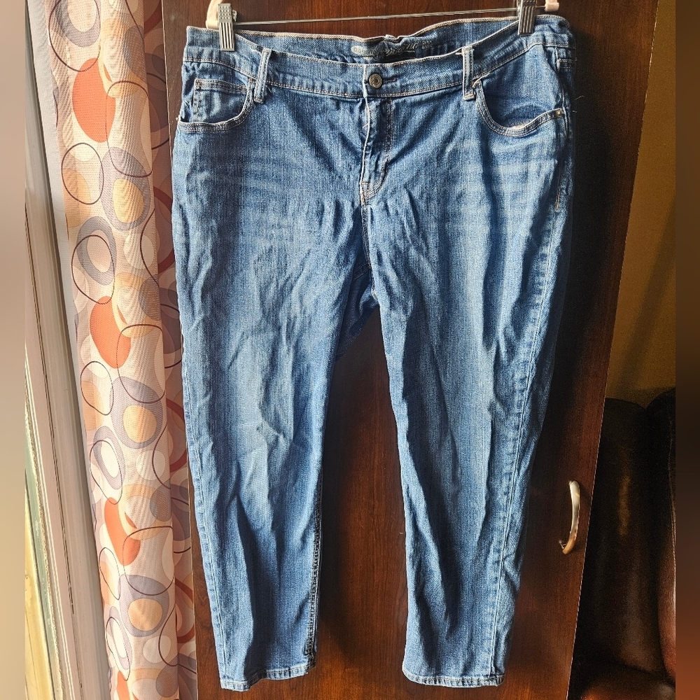 Old Navy Blue Women's Boyfriend Jeans